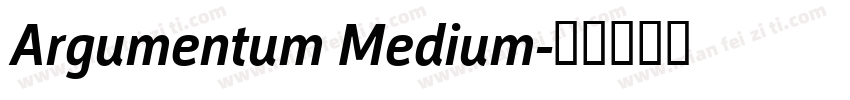 Argumentum Medium字体转换